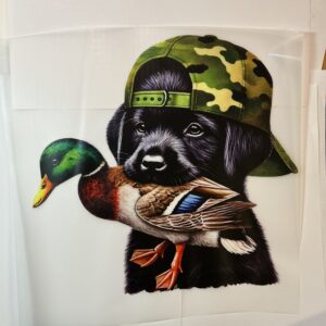 Puppy with Duck