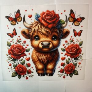 Butterflies, Flowers, and Baby Cows, Red
