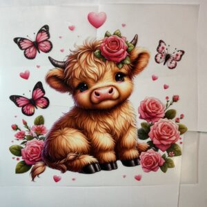Butterflies, Flowers, and Baby Cows